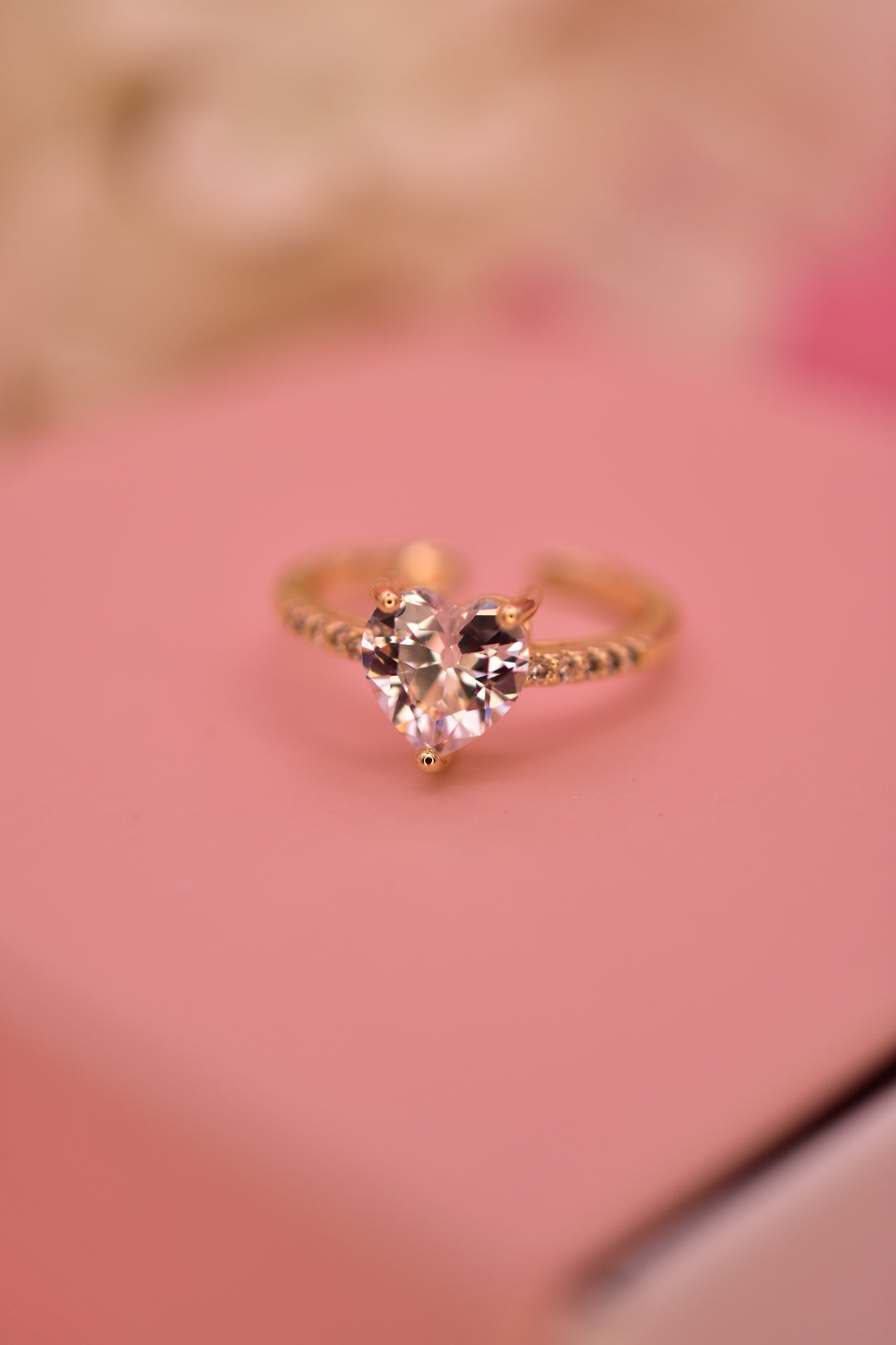 Anillo Corazón Brillante