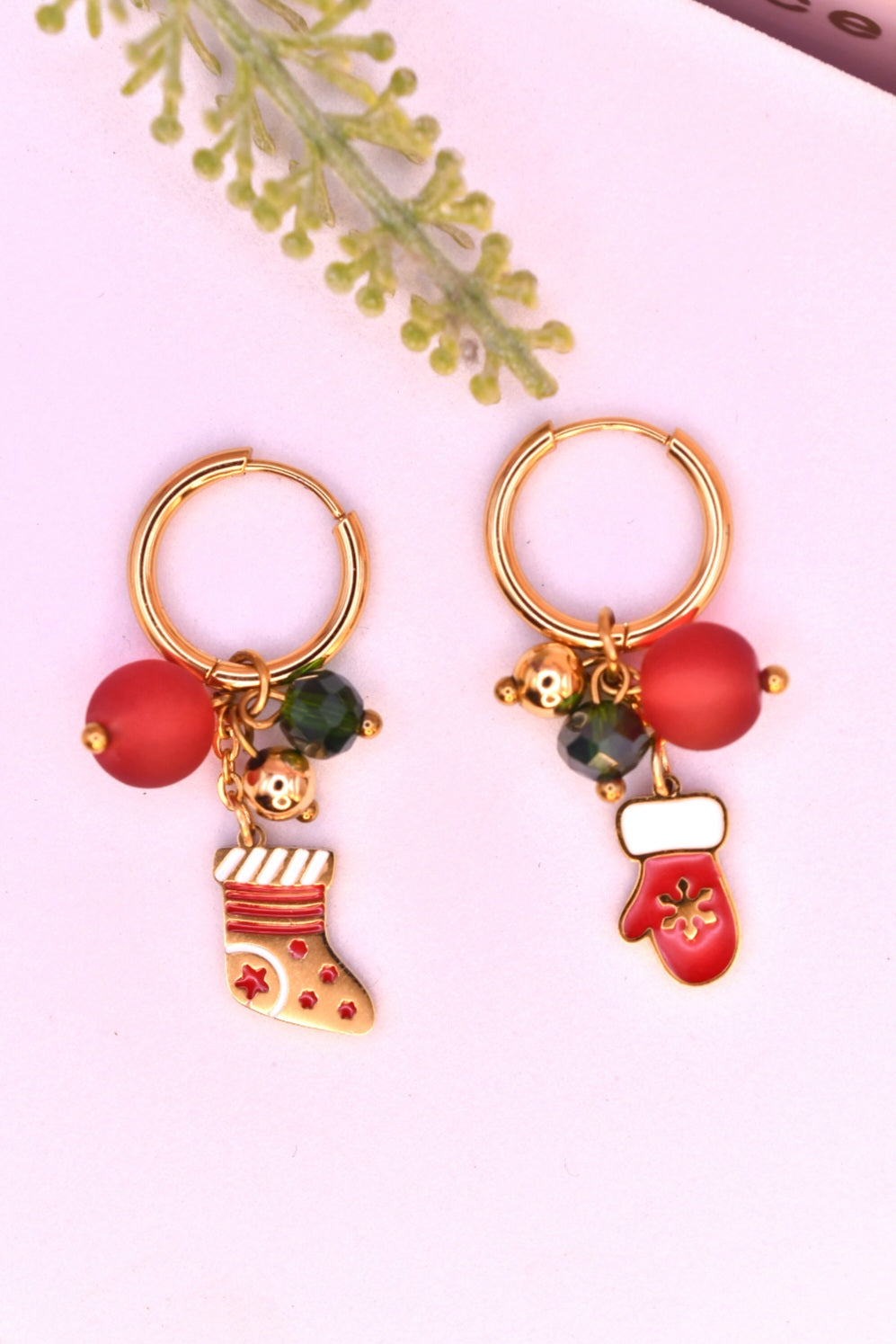Aretes Navideños Desmontables