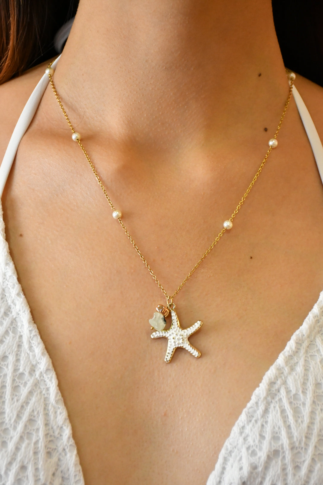 Collar Estrella de Mar - Cuarzo