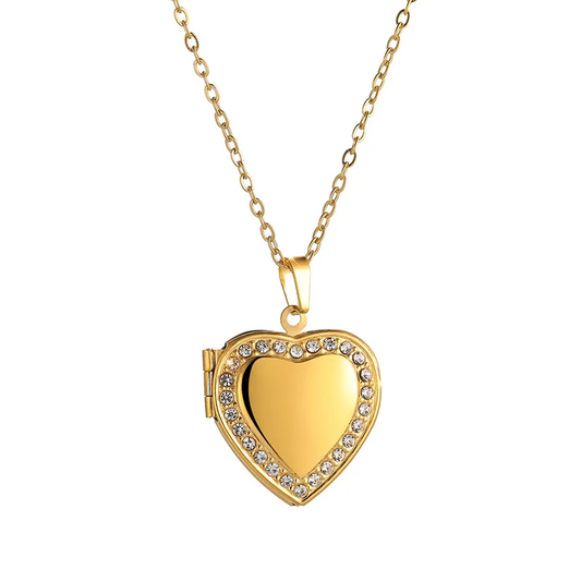 Relicario Zirconias Corazón
